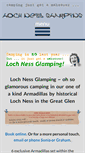 Mobile Screenshot of lochnessglamping.co.uk